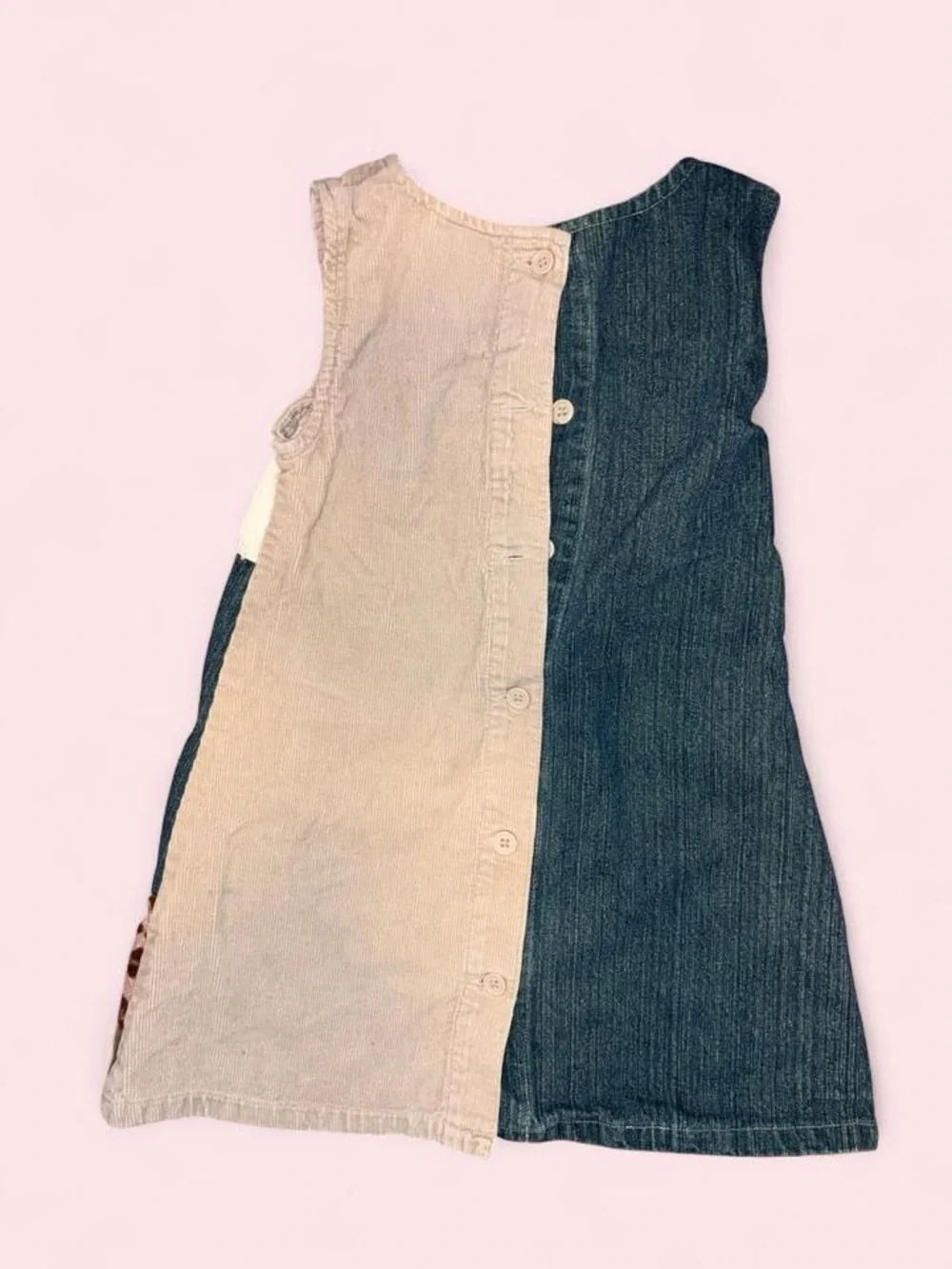 Patchwork Knee Length Size 4t Girls Dress